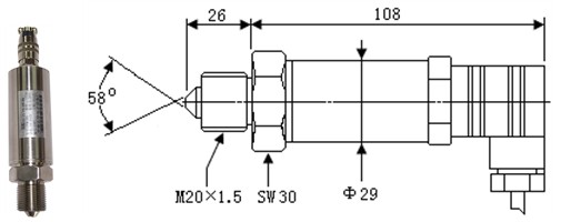 Wandler des Atmosphärendruck-10VDC ultra Hochdruck-1500MPa 1